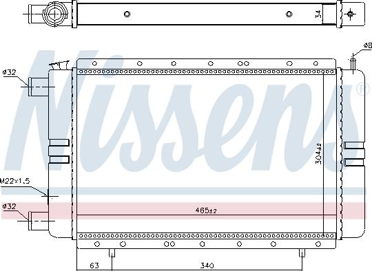 Nissens 696537 - Radiators, Motora dzesēšanas sistēma autodraugiem.lv