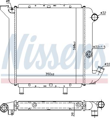 Nissens 699926 - Radiators, Motora dzesēšanas sistēma autodraugiem.lv