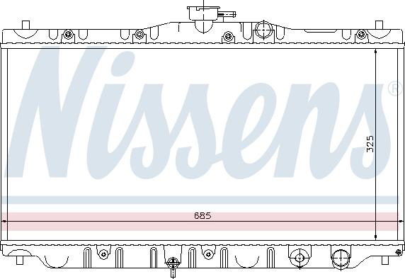 Nissens 63304 - Radiators, Motora dzesēšanas sistēma autodraugiem.lv