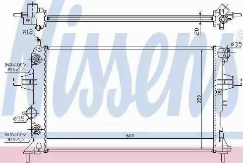 Nissens 63246A - Radiators, Motora dzesēšanas sistēma autodraugiem.lv