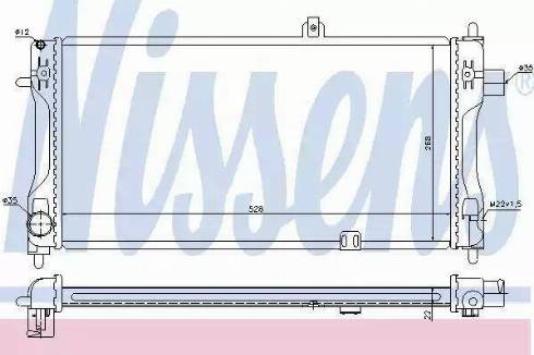 Nissens 63241A - Radiators, Motora dzesēšanas sistēma autodraugiem.lv