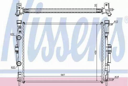 Nissens 63765 - Radiators, Motora dzesēšanas sistēma autodraugiem.lv