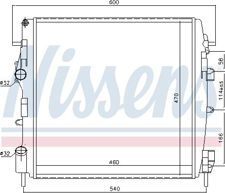 Nissens 696303 - Radiators, Motora dzesēšanas sistēma autodraugiem.lv