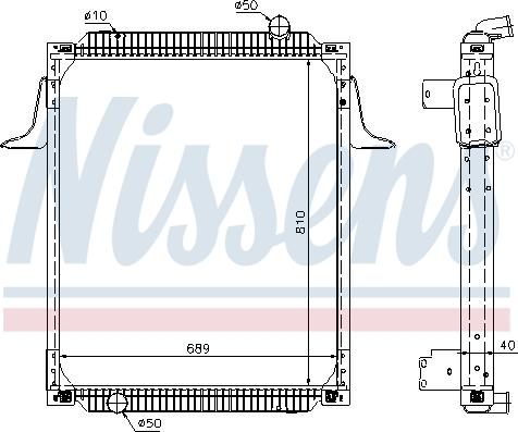 Nissens 63789A - Radiators, Motora dzesēšanas sistēma autodraugiem.lv