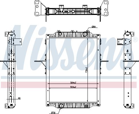 Nissens 637879 - Radiators, Motora dzesēšanas sistēma autodraugiem.lv