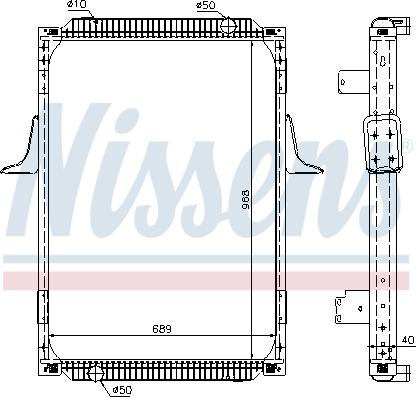 Nissens 63787A - Radiators, Motora dzesēšanas sistēma autodraugiem.lv