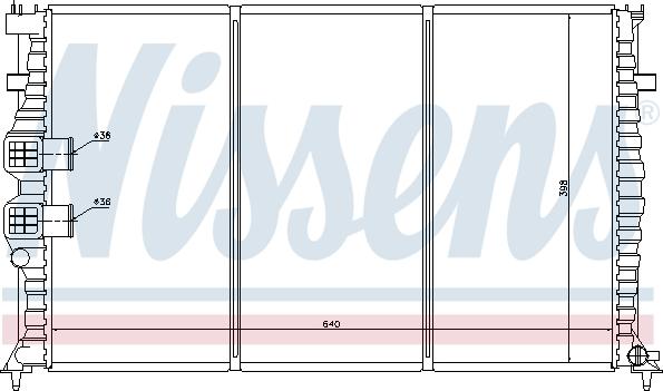 Nissens 692401 - Radiators, Motora dzesēšanas sistēma autodraugiem.lv