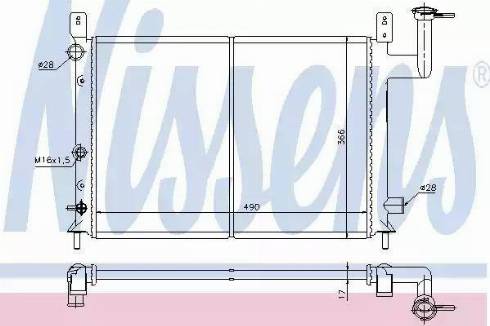 Nissens 62947 - Radiators, Motora dzesēšanas sistēma autodraugiem.lv