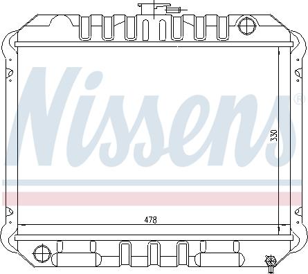 Nissens 62933 - Radiators, Motora dzesēšanas sistēma autodraugiem.lv