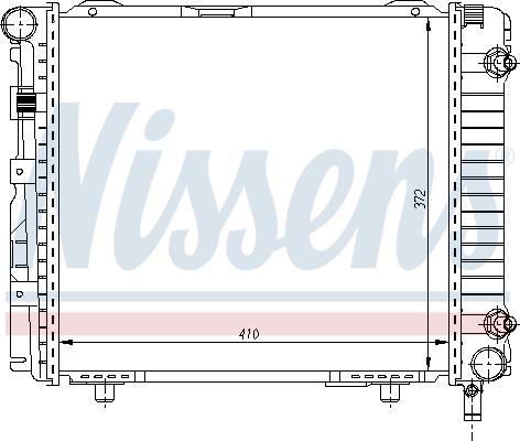 Nissens 62556 - Radiators, Motora dzesēšanas sistēma autodraugiem.lv