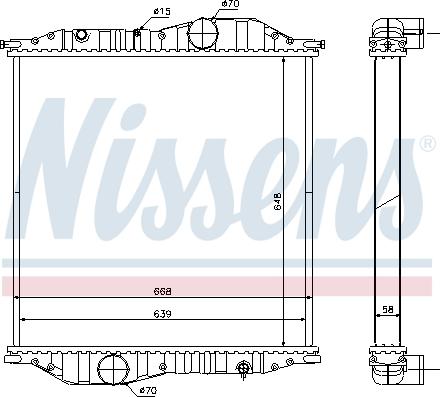 Nissens 625502 - Radiators, Motora dzesēšanas sistēma autodraugiem.lv