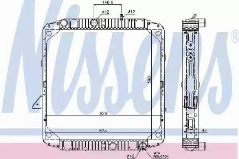 Nissens 62565 - Radiators, Motora dzesēšanas sistēma autodraugiem.lv