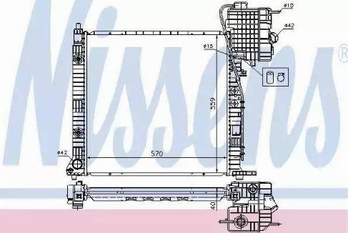 Nissens 62561 - Radiators, Motora dzesēšanas sistēma autodraugiem.lv