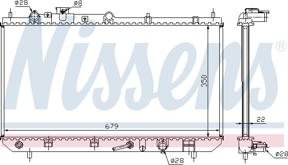 Nissens 625081 - Radiators, Motora dzesēšanas sistēma autodraugiem.lv