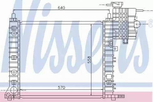 Nissens 62574 - Radiators, Motora dzesēšanas sistēma autodraugiem.lv