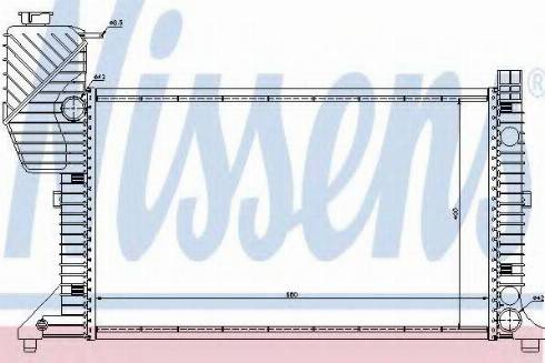 Nissens 62664 - Radiators, Motora dzesēšanas sistēma autodraugiem.lv