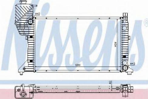 Nissens 62685 - Radiators, Motora dzesēšanas sistēma autodraugiem.lv