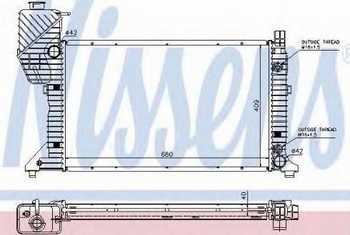 Nissens 62686 - Radiators, Motora dzesēšanas sistēma autodraugiem.lv