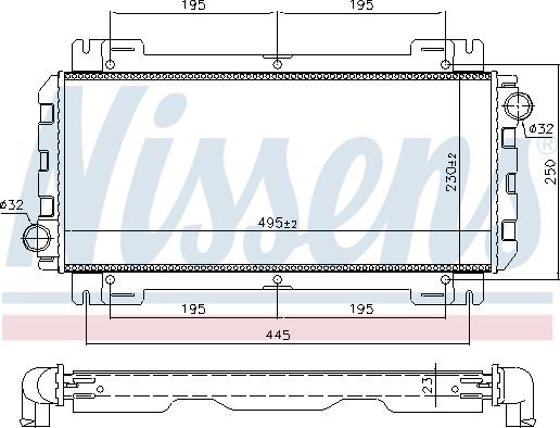 Nissens 691638 - Radiators, Motora dzesēšanas sistēma autodraugiem.lv