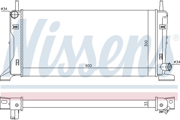 Nissens 691198 - Radiators, Motora dzesēšanas sistēma autodraugiem.lv