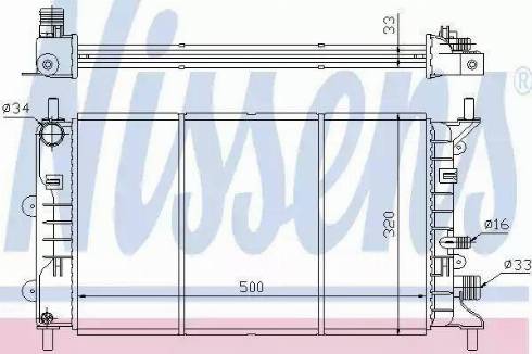 Nissens 62162 - Radiators, Motora dzesēšanas sistēma autodraugiem.lv