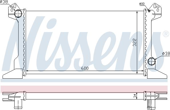 Nissens 698524 - Radiators, Motora dzesēšanas sistēma autodraugiem.lv