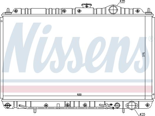 Nissens 62844 - Radiators, Motora dzesēšanas sistēma autodraugiem.lv