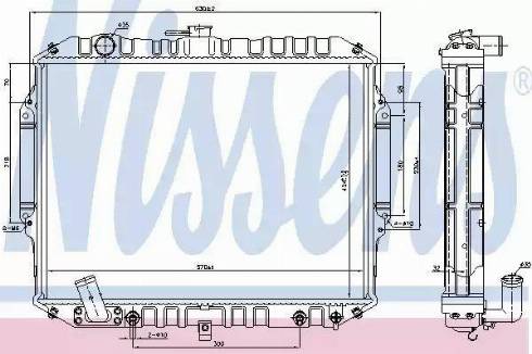 Nissens 62884 - Radiators, Motora dzesēšanas sistēma autodraugiem.lv