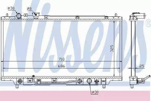 Nissens 62384 - Radiators, Motora dzesēšanas sistēma autodraugiem.lv