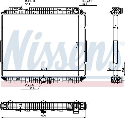 Nissens 6270020 - Radiators, Motora dzesēšanas sistēma autodraugiem.lv