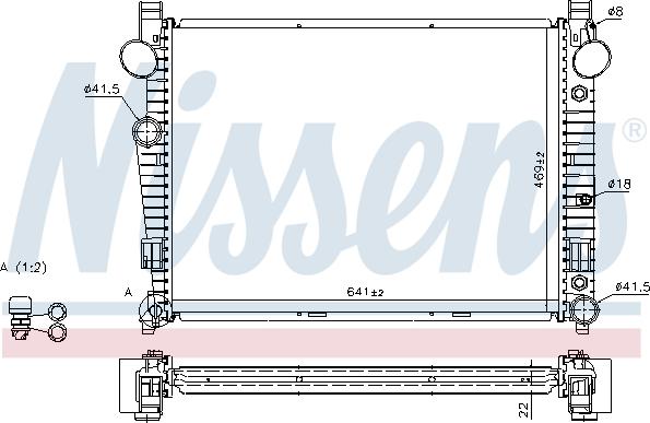Nissens 62771A - Radiators, Motora dzesēšanas sistēma autodraugiem.lv
