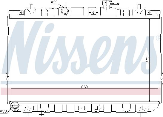 Nissens 67494 - Radiators, Motora dzesēšanas sistēma autodraugiem.lv