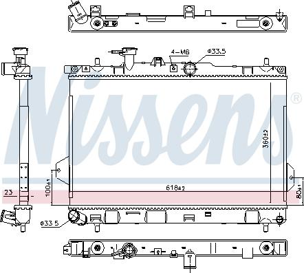 Nissens 67481 - Radiators, Motora dzesēšanas sistēma autodraugiem.lv