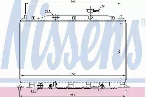 Nissens 67502 - Radiators, Motora dzesēšanas sistēma autodraugiem.lv