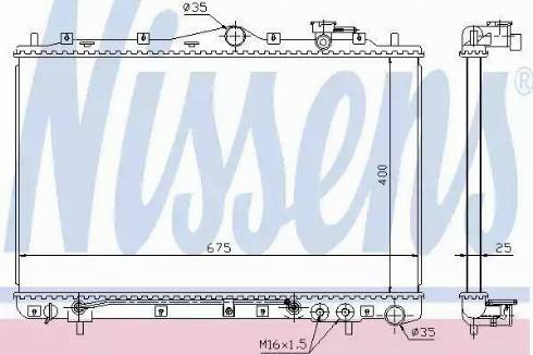 Nissens 67007 - Radiators, Motora dzesēšanas sistēma autodraugiem.lv