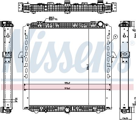 Nissens 67175 - Radiators, Motora dzesēšanas sistēma autodraugiem.lv