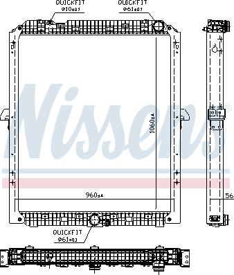 Nissens 67176 - Radiators, Motora dzesēšanas sistēma autodraugiem.lv