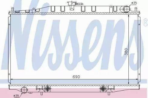 Nissens 67355 - Radiators, Motora dzesēšanas sistēma autodraugiem.lv