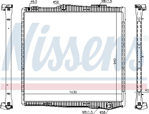 Nissens 67290 - Radiators, Motora dzesēšanas sistēma autodraugiem.lv