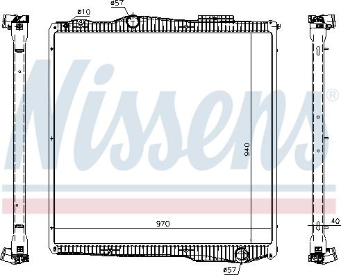 Nissens 67291 - Radiators, Motora dzesēšanas sistēma autodraugiem.lv