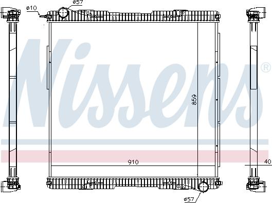 Nissens 672920 - Radiators, Motora dzesēšanas sistēma autodraugiem.lv