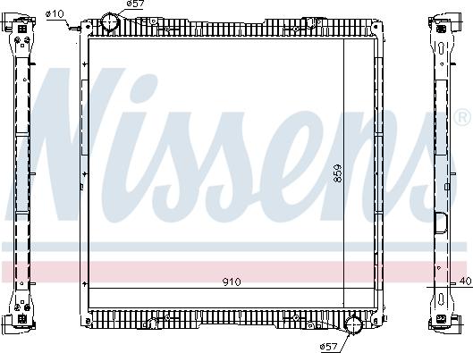 Nissens 67292 - Radiators, Motora dzesēšanas sistēma autodraugiem.lv