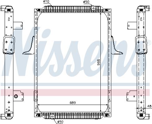 Nissens 67244A - Radiators, Motora dzesēšanas sistēma autodraugiem.lv