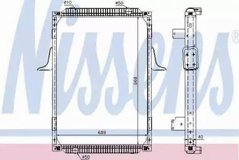 Nissens 67244 - Radiators, Motora dzesēšanas sistēma autodraugiem.lv