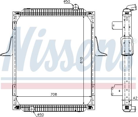 Nissens 67248 - Radiators, Motora dzesēšanas sistēma autodraugiem.lv