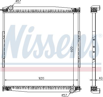 Nissens 67282 - Radiators, Motora dzesēšanas sistēma autodraugiem.lv