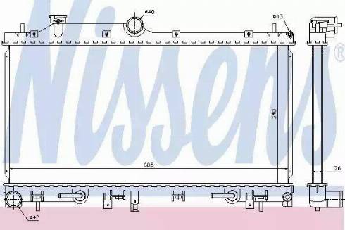 Nissens 67716 - Radiators, Motora dzesēšanas sistēma autodraugiem.lv