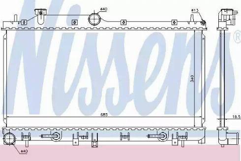 Nissens 67730 - Radiators, Motora dzesēšanas sistēma autodraugiem.lv