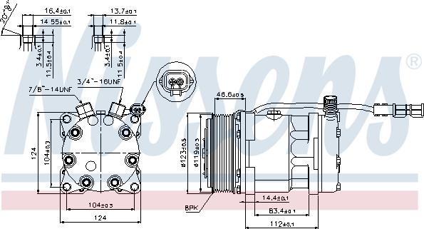 Nissens 89139 - Kompresors, Gaisa kond. sistēma autodraugiem.lv