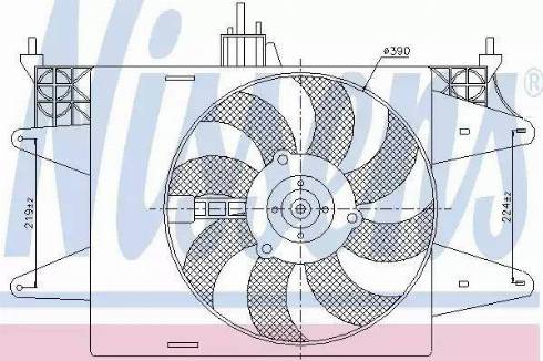 Nissens 85565 - Ventilators, Motora dzesēšanas sistēma autodraugiem.lv